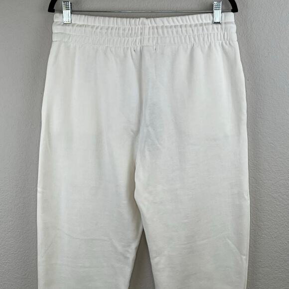 True Religion Winter White Collegiate Boyfriend Jogger Sweatpants Medium NWT - Picture 8 of 12